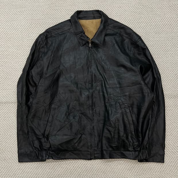 라운드트리앤요크 리버시블 레더 자켓 r2880