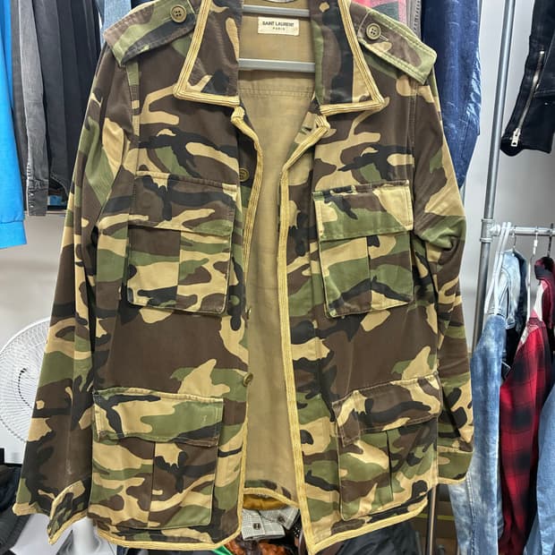 생로랑 카모 자켓