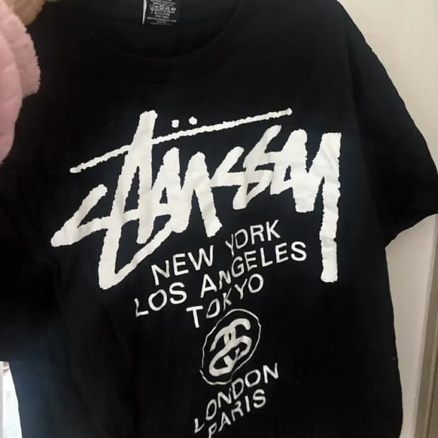 스투시 월드투어 반팔 s