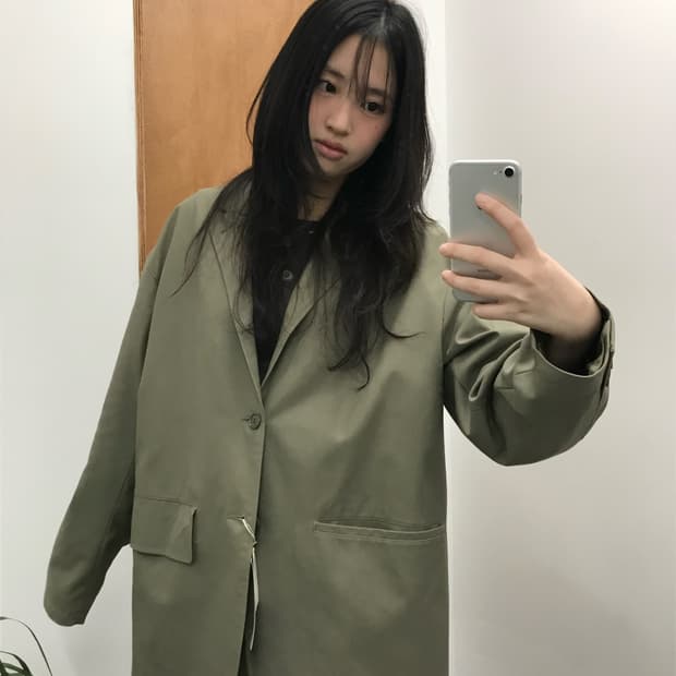 빔즈 BEAMS Cotton Back Twill Easy Jacket