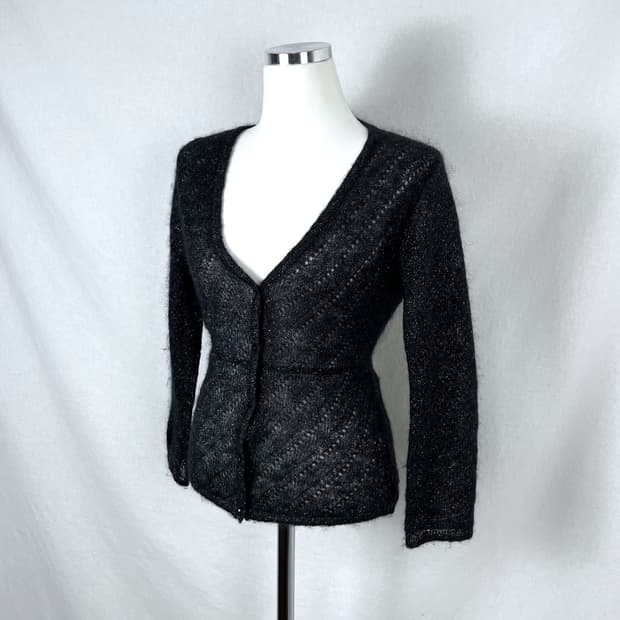 Vintage 모헤어 가디건 