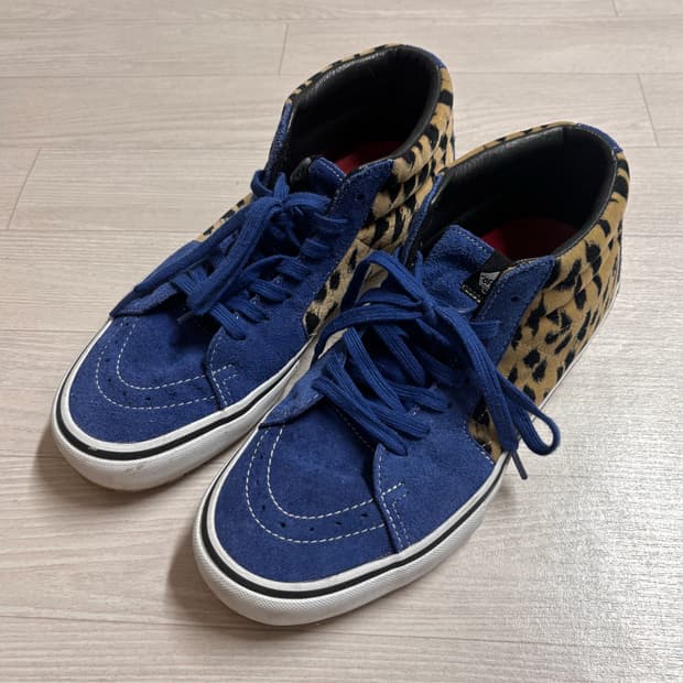 슈프림 반스 레오파드 블루