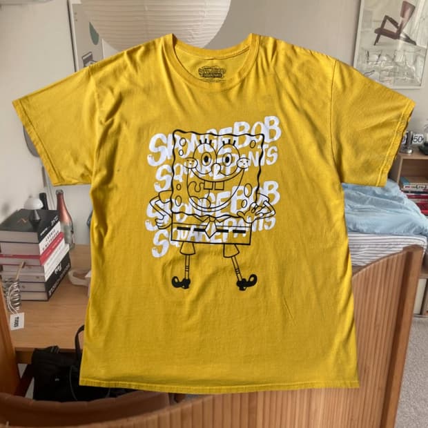 스폰지밥 1/2 티셔츠 (Man XL) AB0084