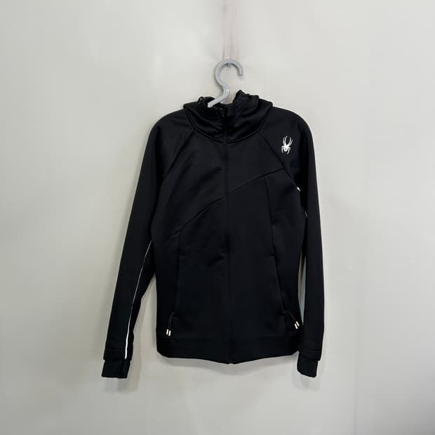 스파이더 기모 후드 집업 자켓 M 여성