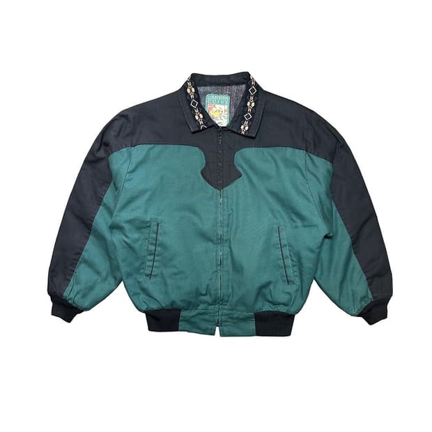 90s 웨스턴 아즈텍 울라이닝 자켓 made in usa