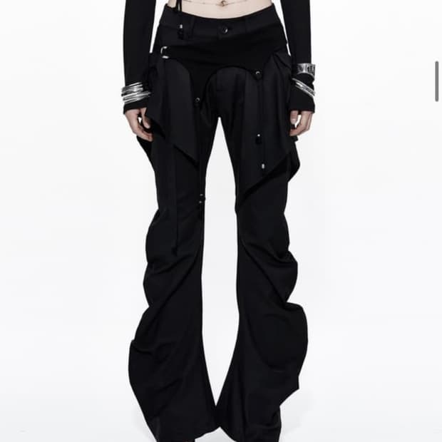 Layered Strap Pants