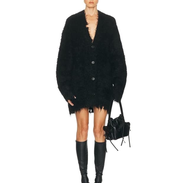 아크네 스튜디오 Kaul hairy cardigan