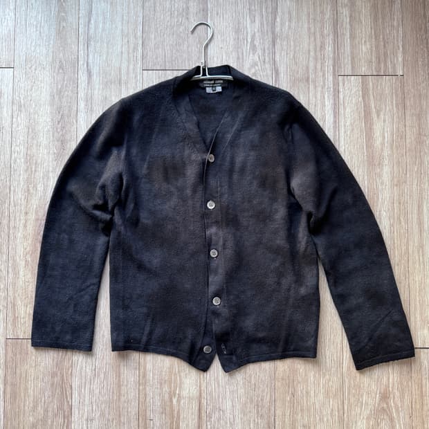 꼼데가르송 homme deux 가디건 / S 네이비 컬러 + 옅은 패턴