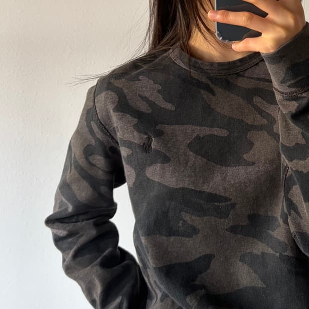 [S]폴로 랄프로렌 카모플라주 맨투맨