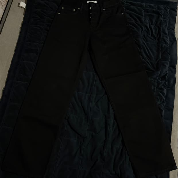 sunflower loose fit denim(black rinse)