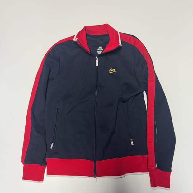 나이키 올드스쿨 검빨 트랙탑 집업 져지 M