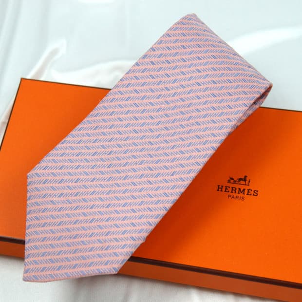 에르메스 9.1cm A+등급 H자수 남자 명품 넥타이
