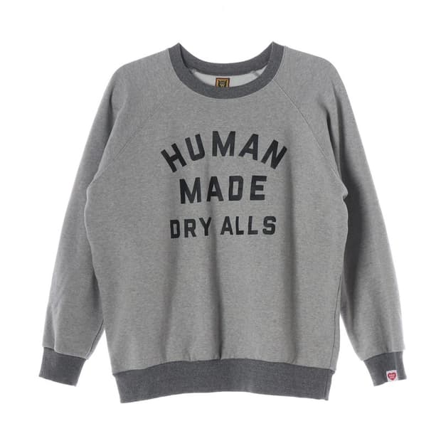 휴먼메이드 드라이 올스 레터링 맨투맨 L