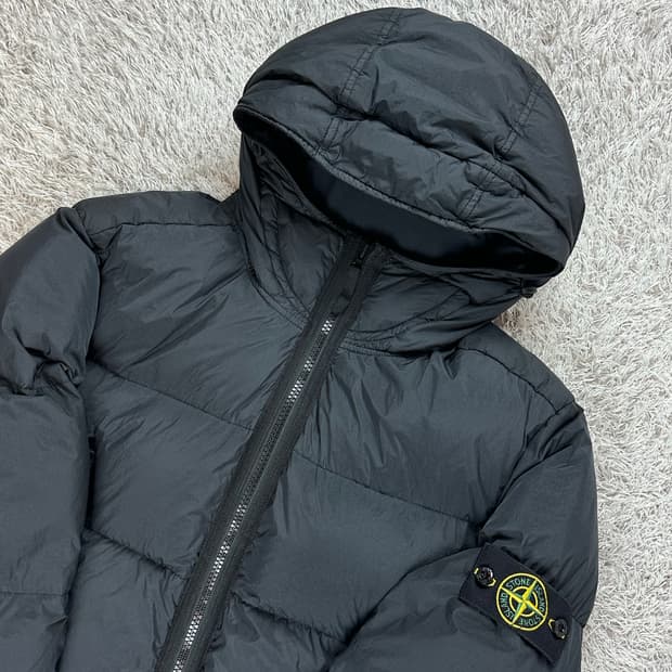 [XL] 백화점판 정품 스톤아일랜드 21FW 크링클랩스 후드 패딩