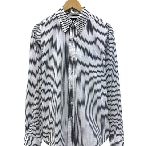 폴로 클래식핏 셔츠 스트라이프 블루포니 (16) 