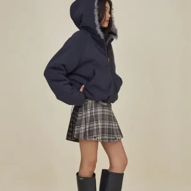 S) 글로니 무어 리버서블 퍼자켓