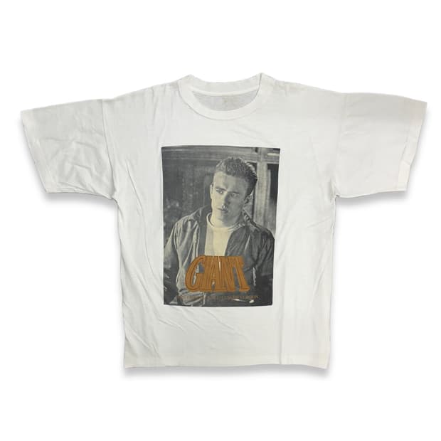 80s JAMES DEAN Giant 무비 티셔츠 L
