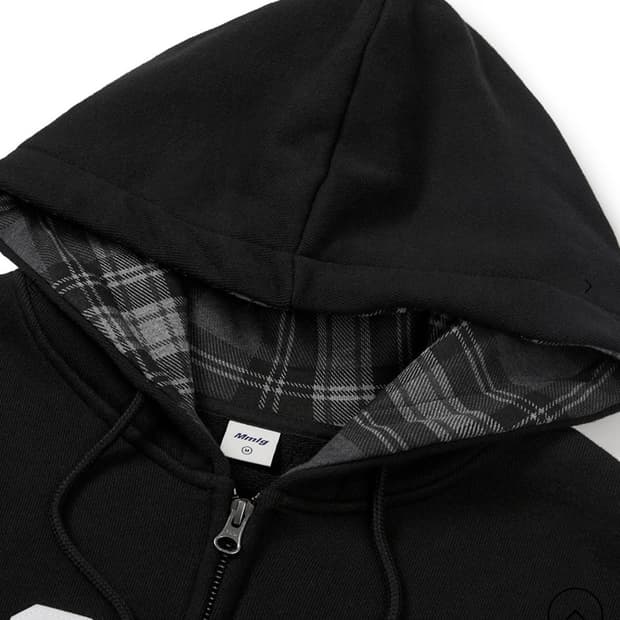 Mmlg CHECK PATTERN HOOD ZIPUP