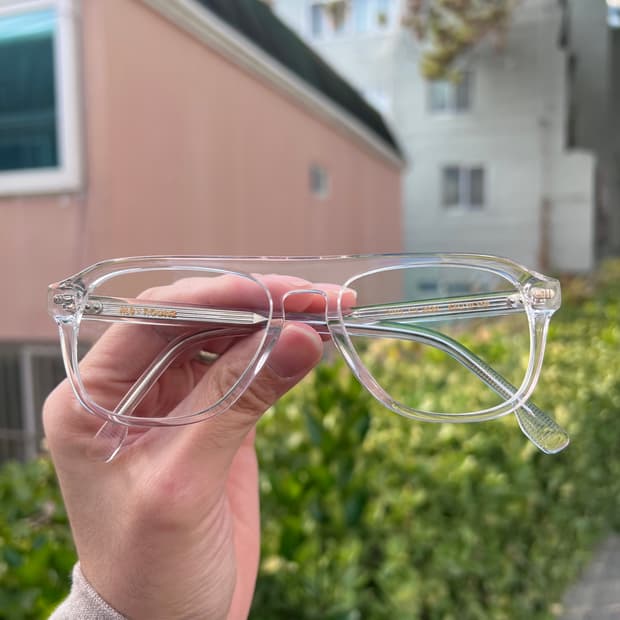 [ALOXROUNZ] 에이전트C 킹스맨 안경 투명 클리어