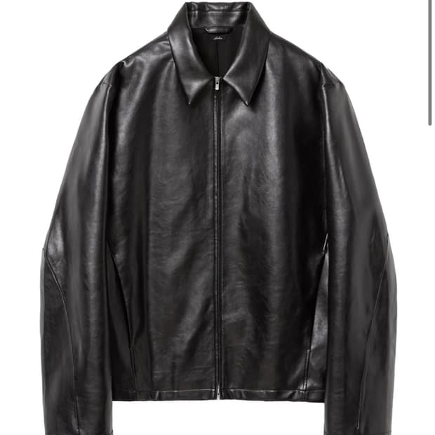 포스트아카이브팩션 8.0 카바레 레더 자켓 L 사이즈
