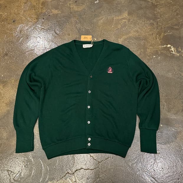 IZOD 아이조드 그린 가디건 USA L
