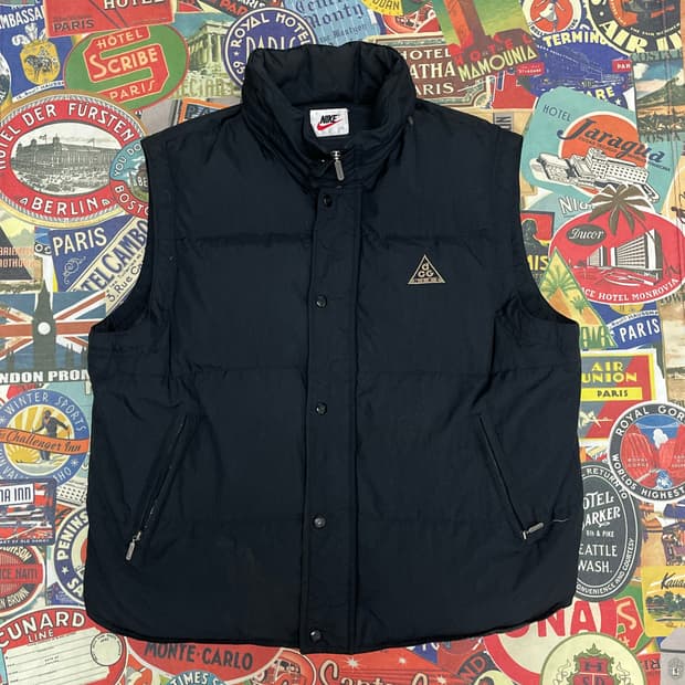 90s Nike ACG 나이키 오리털 올드스쿨 패딩조끼 베스트 110
