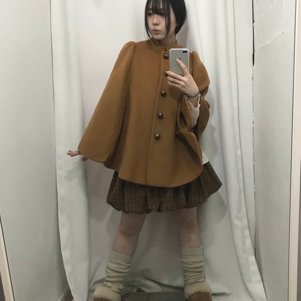 카라멜 케이프 코디 세트 🤍