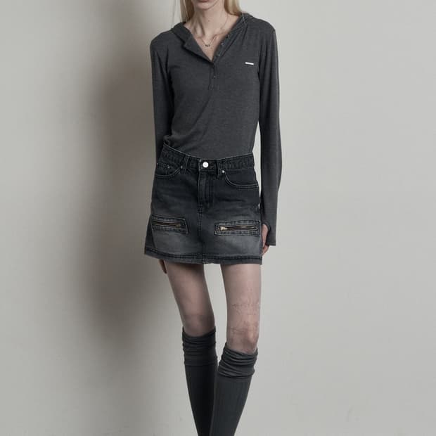 어니브 데님스커트
