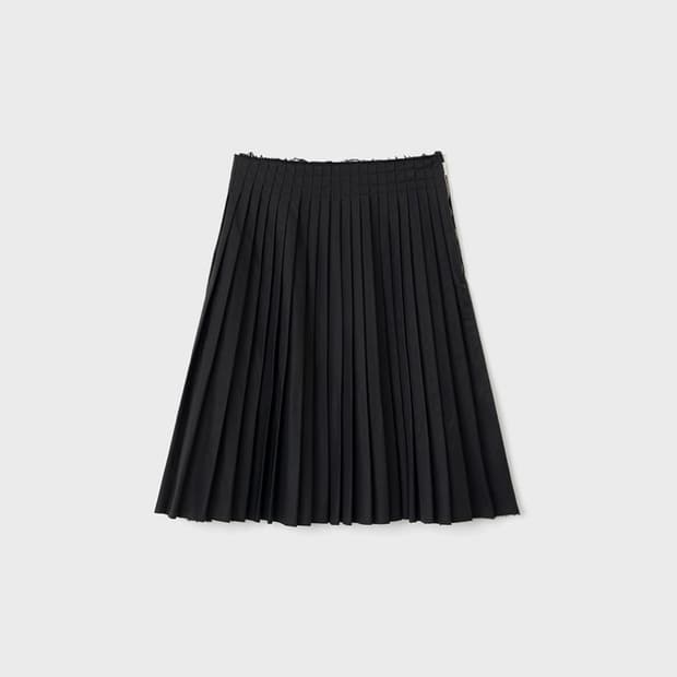 버뮬라 플리츠 스커트