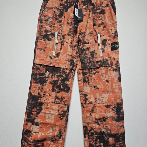 스톤아일랜드 카모플라주 코튼 캔버스 카고 팬츠 (새상품)