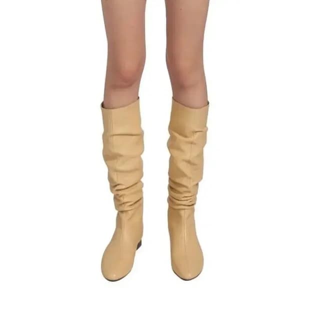 소피에 링클 부츠 베이지