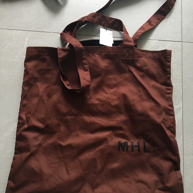 마가렛호웰 에코백 버건디 mhl