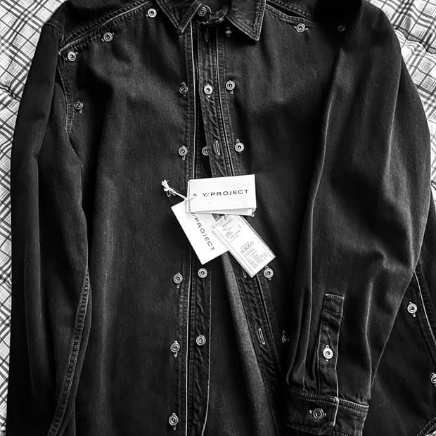 Y/Project 23ss 데님 패널자켓