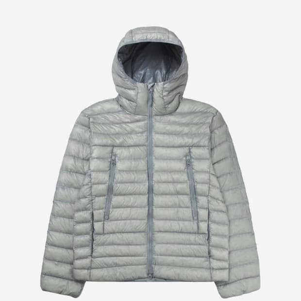 무신사 시티 레저 립스탑 후디드 재킷 클라우디 블루 xxl
