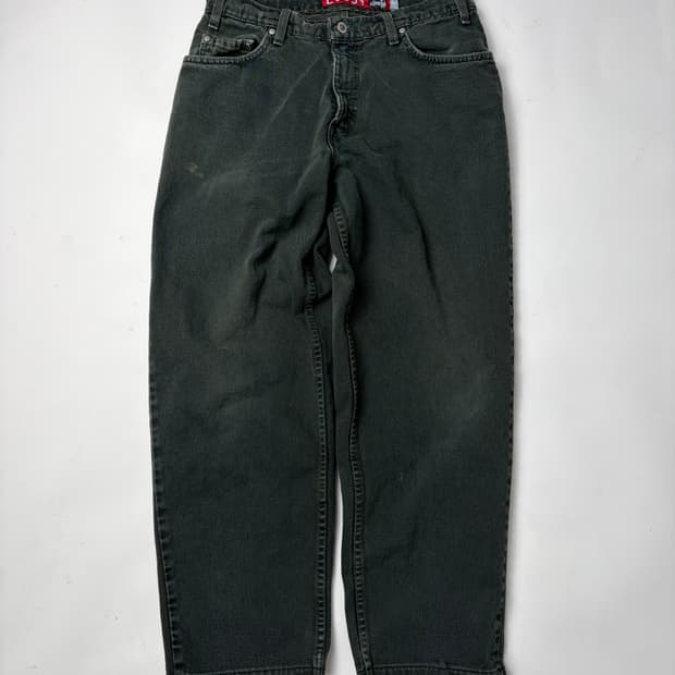 90s Levi's Silvertab Jeans (army green)
