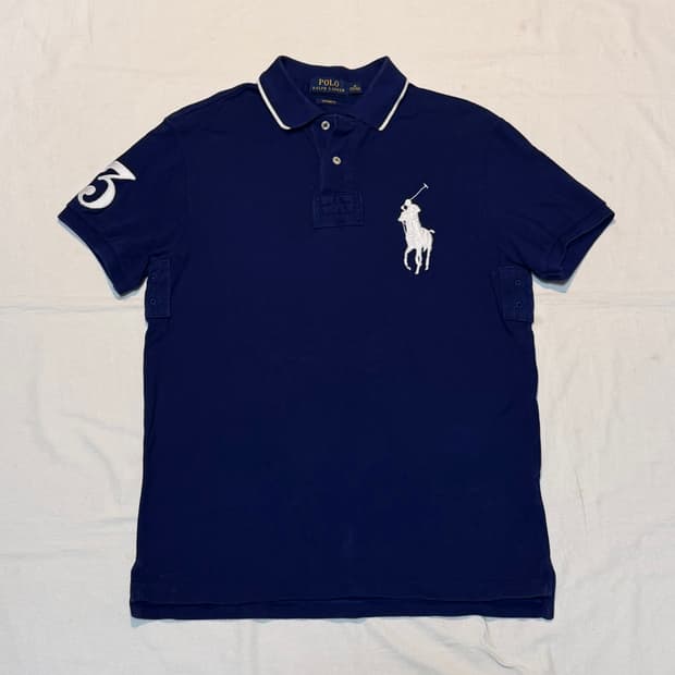 폴로 랄프로렌 빅포니 치프키프 카라티 네이비