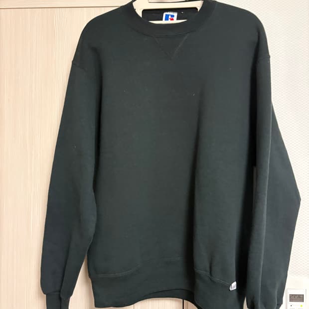 러셀 빈티지 스웻 블랙 USA