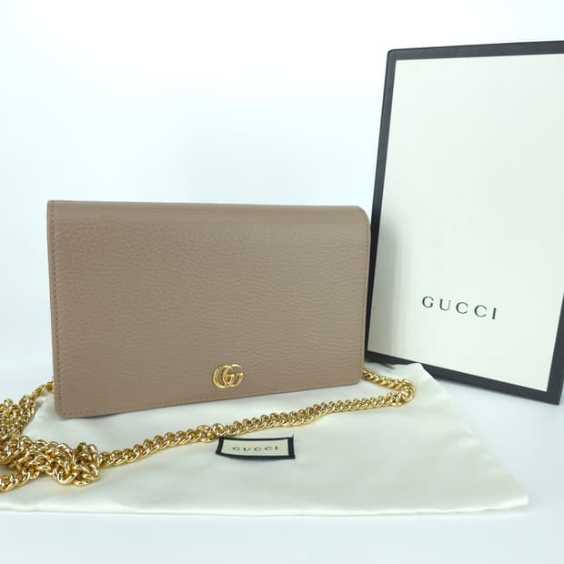 구찌 GG 마몽 미니 체인 백 크로스백 토프
