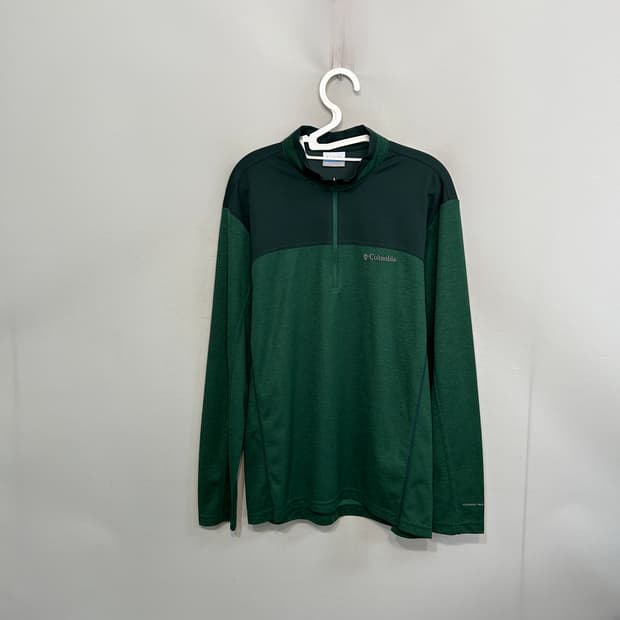 컬럼비아 남성 반집업 티셔츠 105