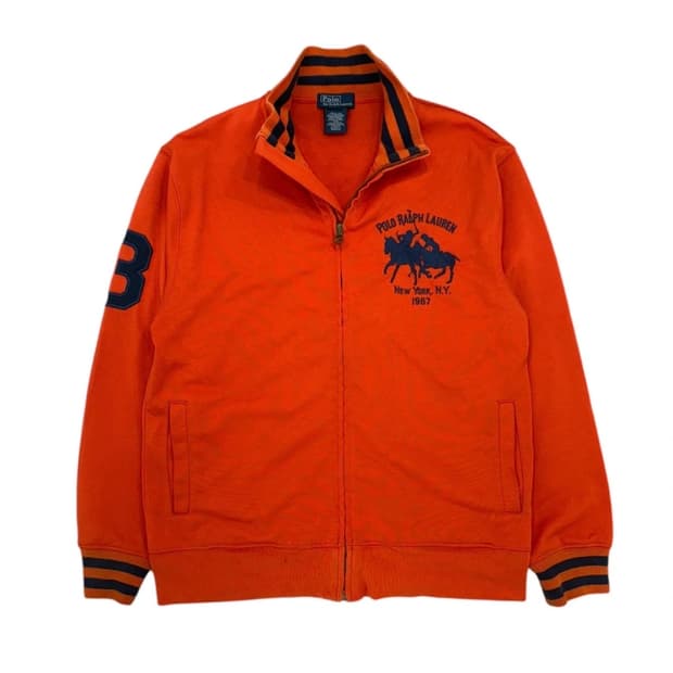 🧡대장급🧡폴로 랄프로렌 더블 빅포니 오렌지 트랙탑 집업🧡