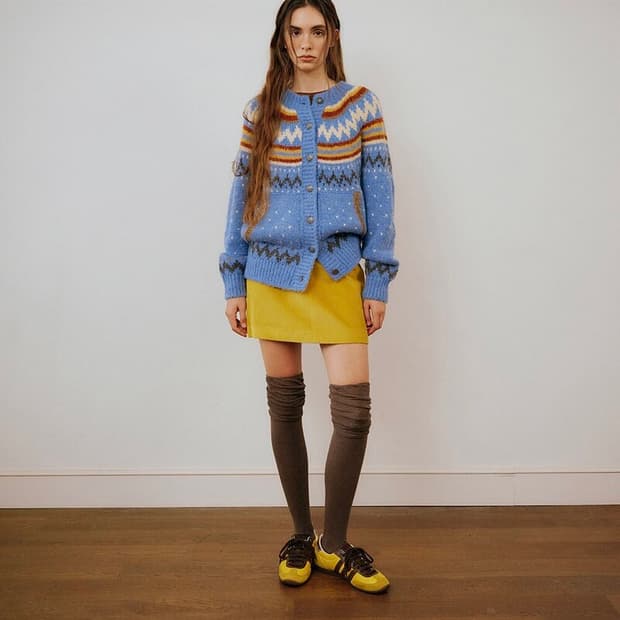 새상품)그린버터 울 포켓 코위찬 가디건 자켓