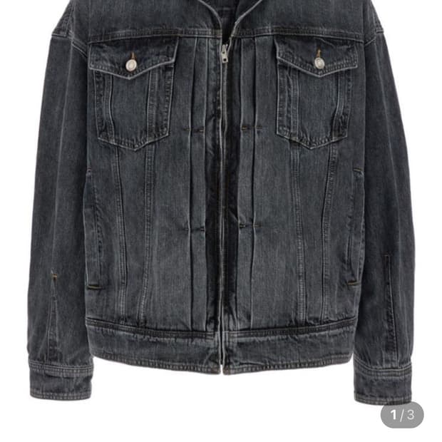 준지 와이드 데님 자켓 48사이즈