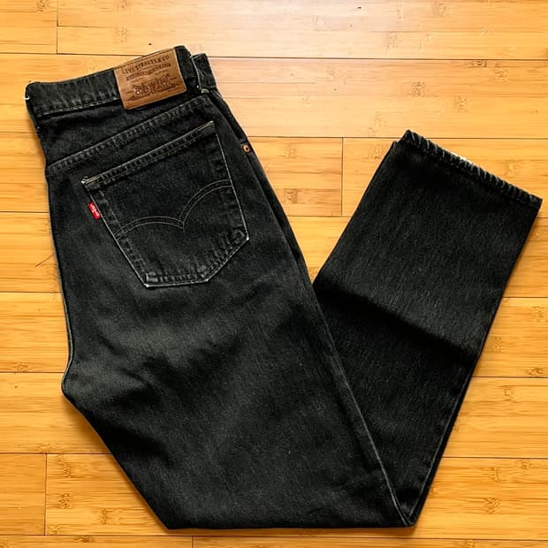 리바이스 블랙진 데님팬츠 SIZE 34