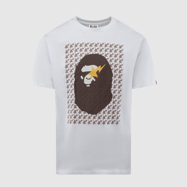 베이프 스타 하운드투스 반팔 화이트 xl