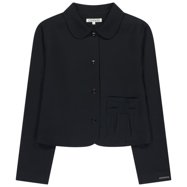코이세이오 리본 재킷 블랙 2사이즈