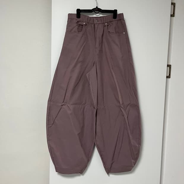 M 기철 다크핑크 벌룬팬츠