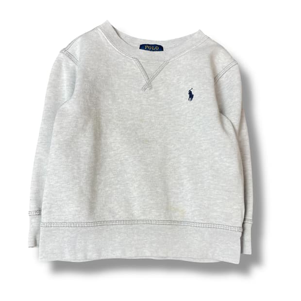 폴로랄프로렌 키즈 네이비 포니 그레이 맨투맨 3T