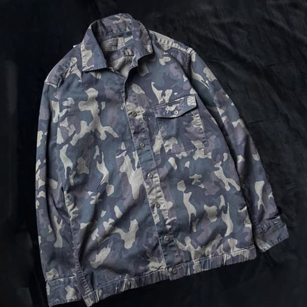 일본빈티지 INHERIT 카모 셔츠형 재킷
