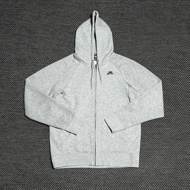 [S] Nike 나이키 SB 기모 그레이 후드집업 자켓