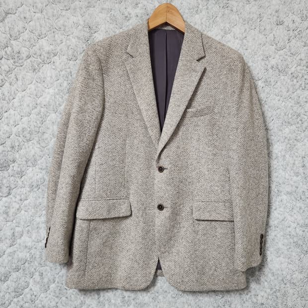 H625 [100] 브렌우드  lanificio italy 원단 자켓